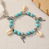 Jewelry Bohemian Ocean Style Colorful Shell Turquoise Animal Zodiac Manual Bracelet For Women And Men