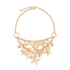 Jewelry Bohemian Shell Alloy Necklace With Geometric Pattern And Electroplating Treatment