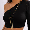 Jewelry Bow Pearl Necklace Copper Chain Imitation Pearl Alloy Pendant Geometric Style Electroplated Snake Bone Chain