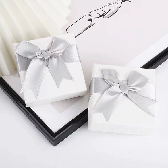 Jewelry Box For Earrings Pendant Ring Necklace And Bracelet Packaging Paper Cardboard Material