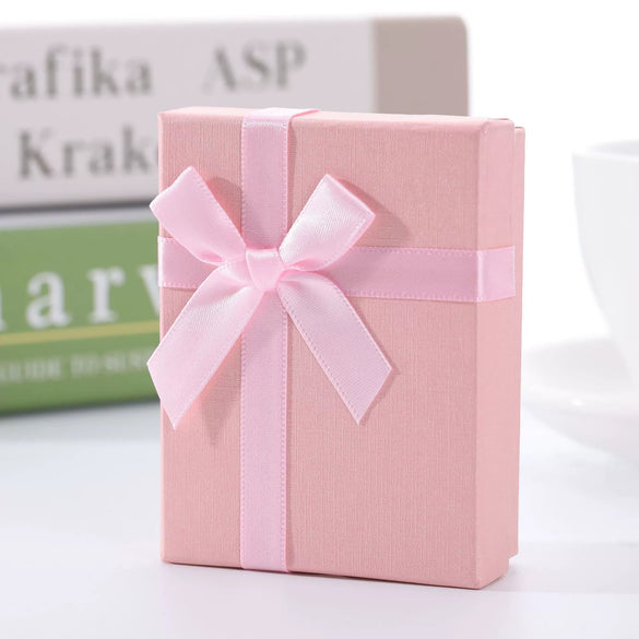 Jewelry Box Made Of Paper And Cardboard For Pair Ring Necklace Bracelet Earrings Packaging With Letters Heaven And Earth Cover