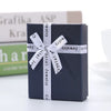 Jewelry Box Made Of Paper And Cardboard For Pair Ring Necklace Bracelet Earrings Packaging With Letters Heaven And Earth Cover