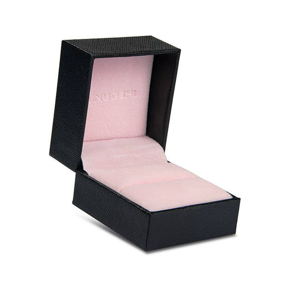 Jewelry Box Paper Solid Color For Ring Necklace Packaging