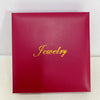 Jewelry Box Plastic Pvc Velvet Spray Girly Style Gift Box For Ring Pendant Earrings