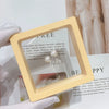 Jewelry Box Plastic Pvc Velvet Spray Girly Style Gift Box For Ring Pendant Earrings