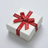 Jewelry Box Ring Box Earring Box Pendant Box Necklace Box Gift Box Packaging Box In Paper Cardboard Gray Velvet With Bow Pattern