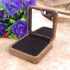 Jewelry Box Walnut Wooden Flannel Lined For Ring Watch Storage