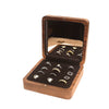 Jewelry Box Walnut Wooden Flannel Lined For Ring Watch Storage