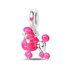 Jewelry Bracelet Accessories Copper Silver Plated Animal Charm Pendant Beads With Dripping Oil Design