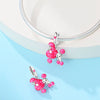 Jewelry Bracelet Accessories Copper Silver Plated Animal Charm Pendant Beads With Dripping Oil Design