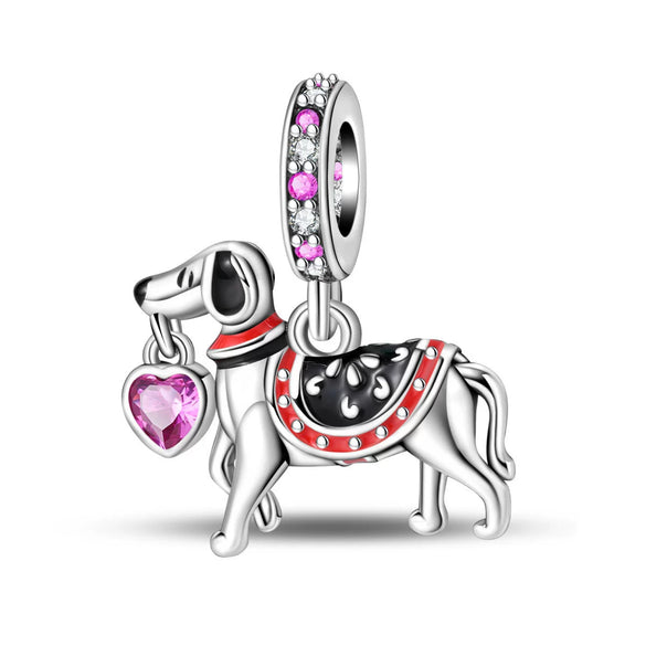 Jewelry Bracelet Accessories Copper Silver Plated Animal Charm Pendant Beads With Dripping Oil Design