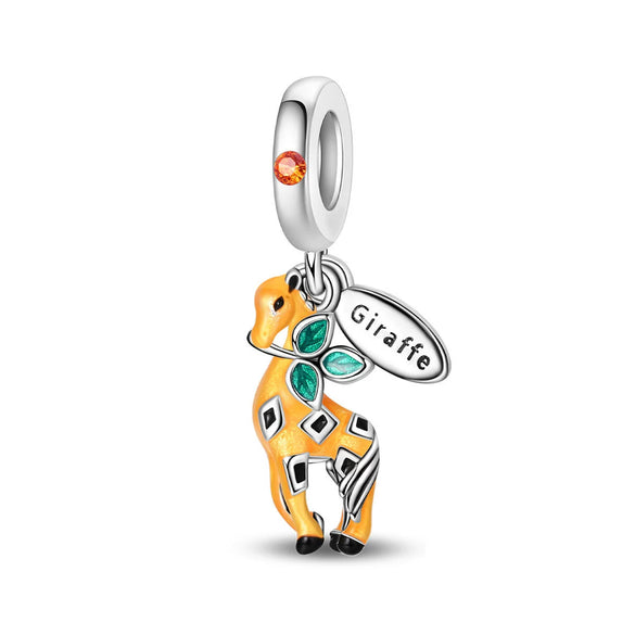 Jewelry Bracelet Accessories Copper Silver Plated Animal Charm Pendant Beads With Dripping Oil Design