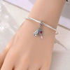 Jewelry Bracelet Accessories Copper Silver Plated Dumbbell Football Basketball Baseball Charm Beads Dripping Oil Design