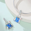 Jewelry Bracelet Accessories Copper Silver Plated Dumbbell Football Basketball Baseball Charm Beads Dripping Oil Design