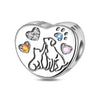 Jewelry Bracelet Accessories Heartshaped Hot Air Balloon Rose Pendant Zircon Copper Silverplated Dripping Oil Design