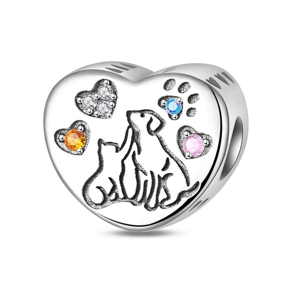 Jewelry Bracelet Accessories Heartshaped Hot Air Balloon Rose Pendant Zircon Copper Silverplated Dripping Oil Design