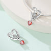 Jewelry Bracelet Accessories Heartshaped Hot Air Balloon Rose Pendant Zircon Copper Silverplated Dripping Oil Design