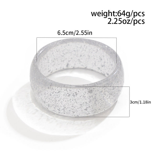 Jewelry Bracelet Acrylic Retro Round Polishing