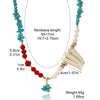 Jewelry Bracelet And Necklace Mixed Material Ball Chain Ushape Geometric Electroplating For Women