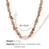 Jewelry Bracelet And Necklace Set 316L Stainless Steel Beaded Regular Chain Electroplating Design