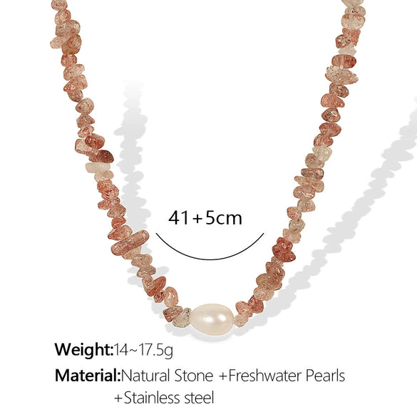 Jewelry Bracelet And Necklace Set 316L Stainless Steel Beaded Regular Chain Electroplating Design