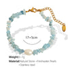 Jewelry Bracelet And Necklace Set 316L Stainless Steel Beaded Regular Chain Electroplating Design