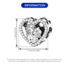 Jewelry Bracelet Copper Silverplated Heart Musical Notes Fireworks Mermaid Charm Pendant Beads Dripping Oil Style