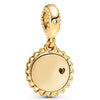 Jewelry Bracelet Metal Inlaid Rhinestone Beaded Pendant With Totem Pattern And Electroplating Treatment