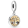 Jewelry Bracelet Metal Inlaid Rhinestone Beaded Pendant With Totem Pattern And Electroplating Treatment