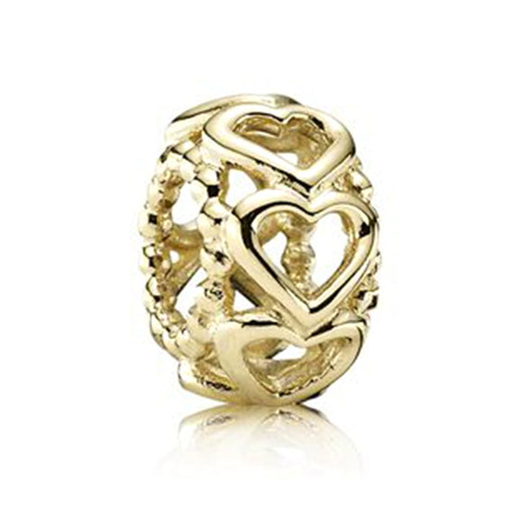 Jewelry Bracelet Metal Inlaid Rhinestone Beaded Pendant With Totem Pattern And Electroplating Treatment
