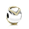 Jewelry Bracelet Metal Inlaid Rhinestone Beaded Pendant With Totem Pattern And Electroplating Treatment
