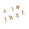 Jewelry Bracelet Necklace Accessories Copper Alloy Gold Plated Letter Pendant