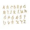 Jewelry Bracelet Necklace Accessories Copper Alloy Gold Plated Letter Pendant