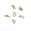 Jewelry Bracelet Necklace Accessories Copper Alloy Gold Plated Letter Pendant