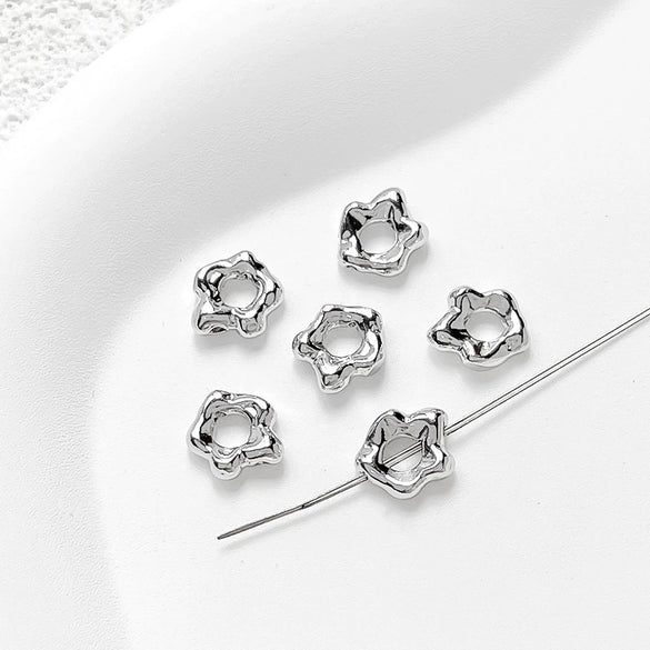 Jewelry Bracelet Necklace Beaded Accessories Copper 18K Gold Color Plated Electroplated Irregular Bead