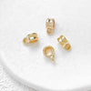 Jewelry Bracelet Necklace Beaded Accessories Material Copper Circle Electroplated