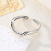 Jewelry Bracelets Alloy Geometric Exaggerated Design Electroplating Wave Shape