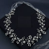 Jewelry Bridal Belt Handmade Flower Pearl Crystal Diamond Weaving Sweet Style