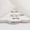 Jewelry Buckle Double Hanging S925 Sterling Silver Cover Buckle Style Simple Handmade Electroplated