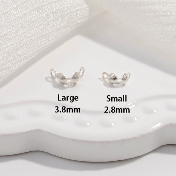 Jewelry Buckle Double Hanging S925 Sterling Silver Cover Buckle Style Simple Handmade Electroplated
