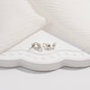 Jewelry Buckle Double Hanging S925 Sterling Silver Cover Buckle Style Simple Handmade Electroplated