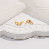 Jewelry Buckle Double Hanging S925 Sterling Silver Cover Buckle Style Simple Handmade Electroplated