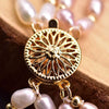 Jewelry Buckle Necklace Copper Electroplated