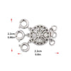 Jewelry Buckle Necklace Copper Electroplated