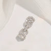 Jewelry Buckle Silver 925 Pearl Gourd Zirconia Fashion