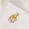 Jewelry Buckle Silver 925 Pearl Gourd Zirconia Fashion
