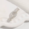 Jewelry Buckle Silver 925 Pearl Gourd Zirconia Fashion