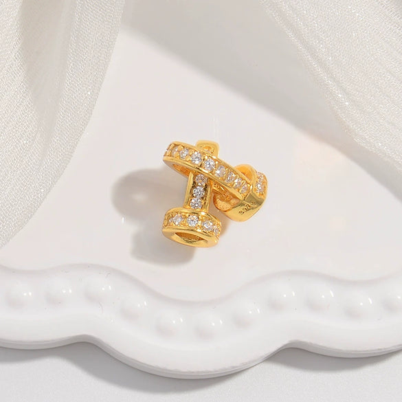 Jewelry Buckle Silver 925 Pearl Gourd Zirconia Fashion
