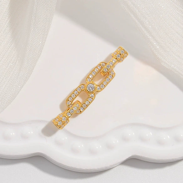 Jewelry Buckle Silver 925 Pearl Gourd Zirconia Fashion