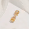 Jewelry Buckle Silver 925 Pearl Gourd Zirconia Fashion